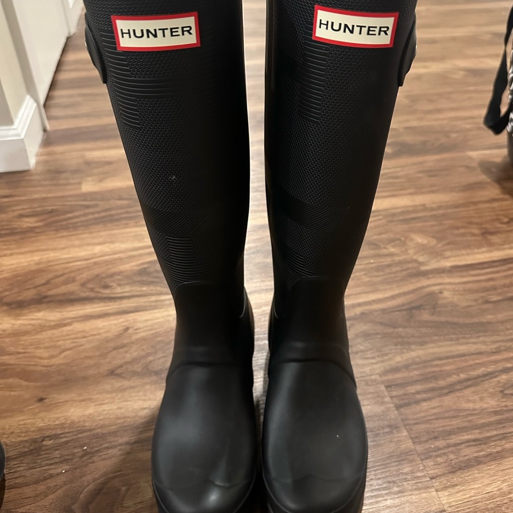 Tall Hunter rain boots